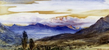 ジョン・ブレット Painting - エドワード・ヴァル・ディ・コーニュ スイスの風景 ブレット・ジョン